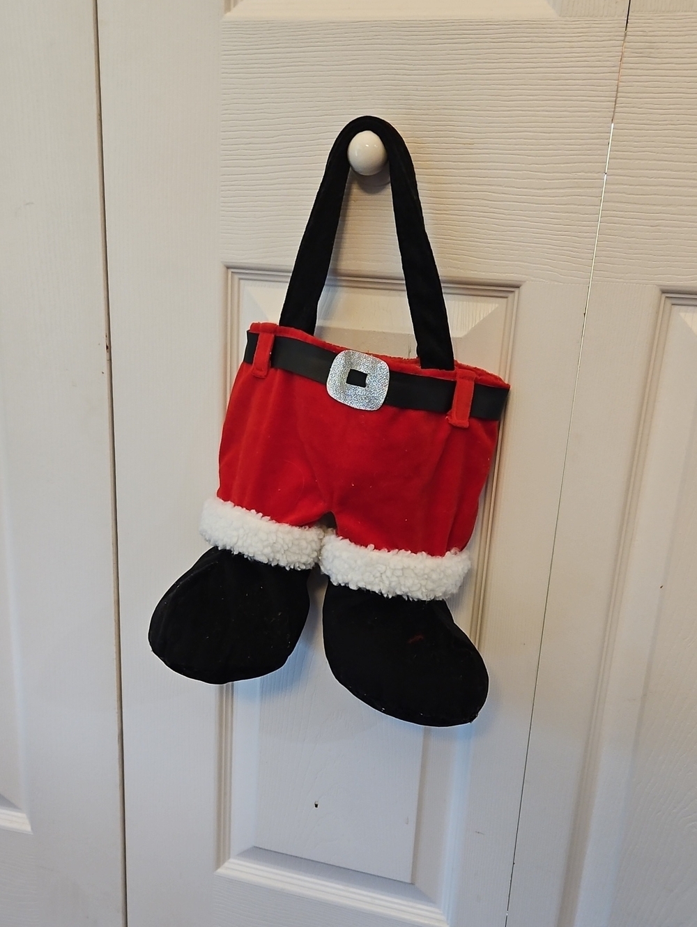 Holiday Santa Pants Door Hanger